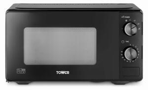 Tower 20 Litre 800W Manual Microwave Black
