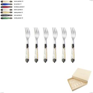 Mirage 6-Piece Dessert Fork Set, Stainless Steel 18.10 (AISI 304)