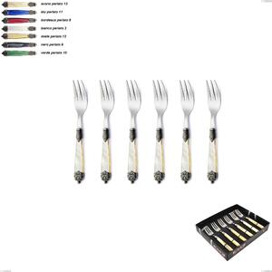 Showcase Pack 6 Pieces Dessert Forks Mirage, Stainless Steel 18.10 (AISI 304)