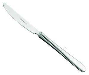 Novecento Table Knife in 18.10 AISI430 Stainless Steel, 3 mm Thickness, 215 mm Length, Polished Stainless Steel Handle, Dishwasher Safe