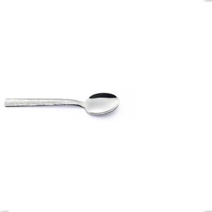 MARTE Coffee Spoon in 18.10 AISI304 Stainless Steel 2.5 mm, Length 137 mm with Stainless Steel Handle Dishwasher Safe