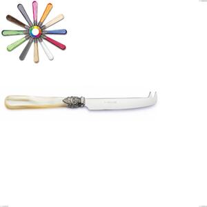 Napoleon Pearl Cheese Knife, (18.10 aisi304 Stainless Steel), Length 213 mm, Methacrylate Handles