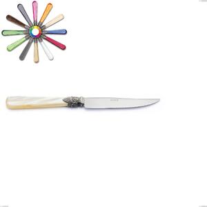 Napoleon Pearl Steak Knife, (18.10 aisi304 Stainless Steel), Length 221 mm Methacrylate Handles, Name: Napoleon