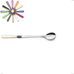 Napoleon Pearl Beverage Spoon, (Stainless Steel 18.10 aisi304), Length 220 mm with Methacrylate Handles