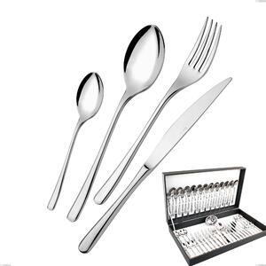 Opera 51-piece cutlery set in canteen box, Stainless Steel 18/10 (AISI304), 5.00 mm thickness