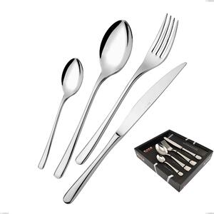 Opera 24 Piece Cutlery Set in Showcase Box, Stainless Steel 18/10 (AISI304), 5.00 mm Thickness