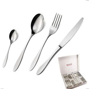 Oasi 24 Piece Cutlery Set in Case, Polished AISI 304 Stainless Steel, 2 mm Thickness