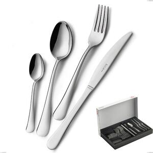 Oxford 30-piece cutlery set in panoramic packaging, economical knife, Stainless steel 18/C (AISI430), thickness 2.00 mm