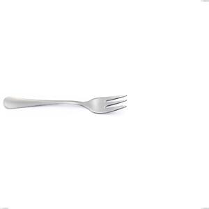 Oxford Sandblasted Dessert Fork, 18/0 Stainless Steel (aisi 304) Sandblasted Steel, Nickel Free, 2 mm Thickness, 150 mm Length