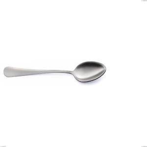 Oxford Sandblasted Table Spoon, Minestrone Soup, 18/0 Stainless Steel (aisi 304) Sandblasted Steel, Nickel Free, 2 mm Thickness, 196 mm Length