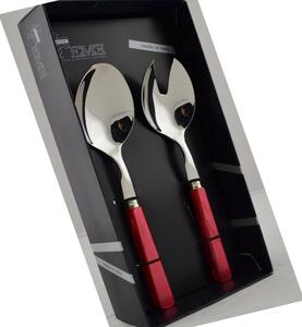 2-Piece PERLA ROSSO Salad Cutlery Set in EME Branded Packaging
