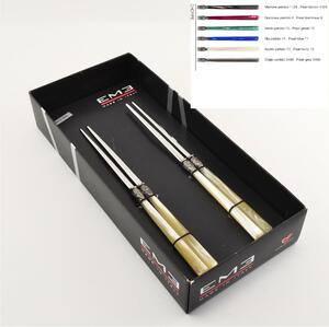 Showcase Pack 2 Pairs of Chopstick Chopsticks for Asian Cuisine 220 mm Various Colours
