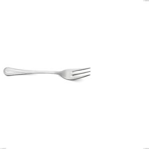 Perles Dessert Fork, Polished AISI 304 Stainless Steel, 2.5 mm Thickness, Classic Design, Length 152 mm