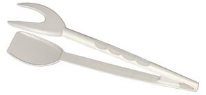 Nylon Roast Tongs 27.5 cm Resistant up to 210 Degrees in Pearl Grey Suitable for Non-Stick Surfaces Name: Swing