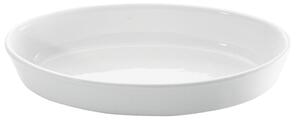 Oval Porcelain Baking Dish 35x24.5xh6 cm White