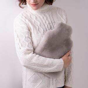 Just Sheepskin Dove Grey Hot Water Bottle