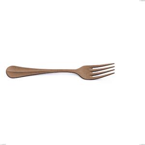 Royal Retr� PVD Chocolate Serving Fork, Antique 18/10 Steel, 2.5 mm Thickness, 233 mm Length, PVD Chocolate