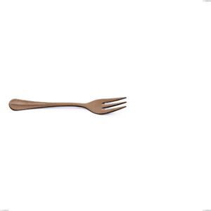 Royal Retr� PVD Chocolate Dessert Fork, Antique 18/10 Stainless Steel, 2.5 mm Thickness, 152 mm Length, PVD Chocolate