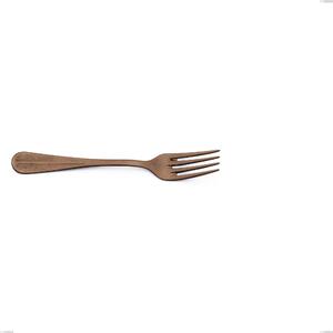 Royal Retr� PVD Chocolate Fish Fork, Antique 18/10 Stainless Steel, 2.5 mm Thickness, 184 mm Length, PVD Chocolate