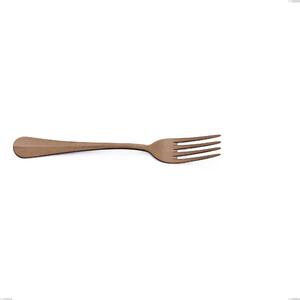 Royal Retr� PVD Chocolate Table Fork, Antique 18/10 Stainless Steel, 2.5 mm Thickness, 205 mm Length, PVD Chocolate