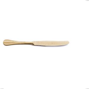 Royal Retr� PVD Gold Table Knife, Antique 18/10 Stainless Steel, 2.5 mm Thickness, 240 mm Length, Gold PVD