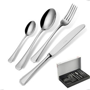 Savoia 30-piece cutlery set in panoramic packaging, Stainless steel 18.10 (AISI304), 2.5 mm thickness