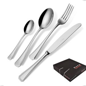 Savoia 49 Piece Cutlery Set in Gift Box, Stainless Steel 18.10 (AISI304), 2.5 mm Thickness