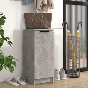 Shoe Cabinet Concrete Grey 30x35x70 cm Engineered Wood