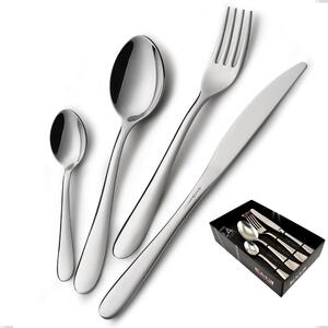24-piece Segno Cutlery Set in Showcase Package, Economic Knife, Stainless Steel 18/10 (AISI304), Thickness 1.8 mm