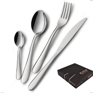 Segno 49 Pieces Cutlery Set in Gift Box, Budget Knife, Stainless Steel 18/10 (AISI304), 1.8 mm Thickness