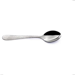 Segno Mediterraneo Coffee Spoon, Stainless Steel 18/10 (aisi 304) Laser Engraving, 1.8 mm Thickness, 137 mm Length