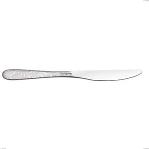 Affordable Segno Mediterraneo Table Knife, 18/10 Stainless Steel (aisi 304) with Laser Engraving, 1.8 mm Thickness, 225 mm Length