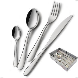 Segno 16-piece cutlery set in showcase box, economical knife, Stainless steel 18/10 (AISI304), 1.8 mm thickness