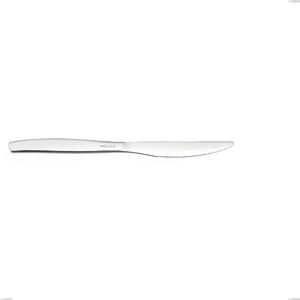 SHARK Table Knife Suitable as Steak Knife in 18.C AISI430 Steel, 234 mm Length with Polished Steel Handle, Dishwasher Safe