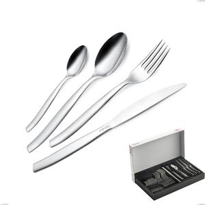 Shark 30-piece Cutlery Set in Panoramic Packaging with Steak Knives, Stainless Steel 18/C (AISI430), 2.00 mm Thickness