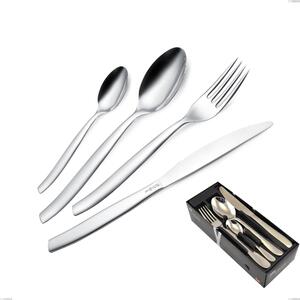 Shark 24-piece cutlery set in space-saving packaging with 6 steak knives, 18/0 Stainless Steel (AISI430), 2.00 mm thickness