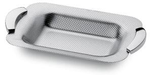 Rectangular Basket SCACCO 19x28 cm in Micropallinato 18/10 Stainless Steel
