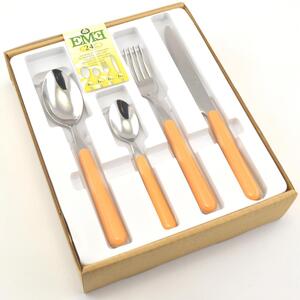 24-Piece Colourful Cutlery Set BRIO SALMONE 13 EME