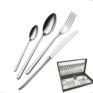 Venice 49-piece cutlery set in canteen box, Stainless Steel 18/10 (AISI304), 4.00 mm thickness