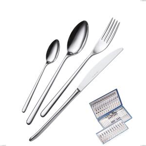 75-piece Venice Cutlery Set in Gift Case, Stainless Steel 18/10 (AISI304), 4.00 mm Thickness