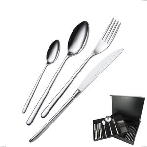 VENICE 75-piece polished stainless steel cutlery set 18/10 AISI304 4.0 mm thickness in Wooden Case