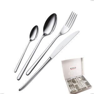 Venice 24 Piece Cutlery Set in Case, Stainless Steel 18/10 (AISI304), 4.00 mm Thickness