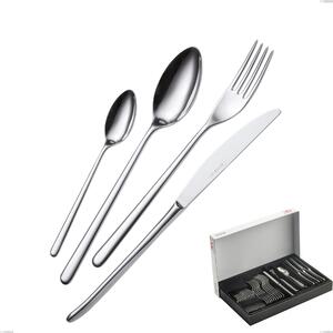 Venice 30-piece cutlery set in panoramic packaging, Stainless steel 18/10 (AISI304), thickness 4.00 mm