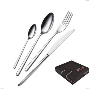 75-Piece Venice Cutlery Set in Gift Box, Stainless Steel 18/10 (AISI304), 4.00 mm Thickness