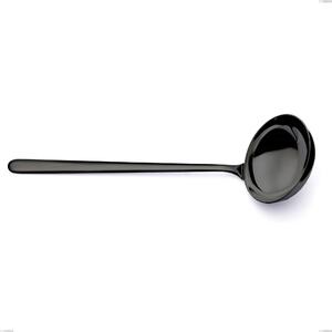 Venice Gun Metal Ladle, Stainless Steel 18-10 Gunmetal PVD Treatment, 4 mm Thickness, 310 mm Length
