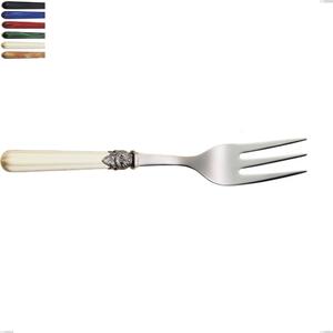 Versailles Serving Fork, 18/10 AISI 304 Polished Stainless Steel with Acrylic Handle, Length 233 mm