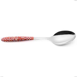 Vero Circle serving spoon, 18.0 stainless steel nickel free, PBT handle with polished steel, length 25 mm