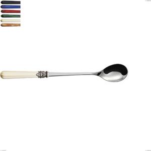 Versailles Beverage Spoon, 18/10 AISI 304 Polished Stainless Steel with Acrylic Handle, Length 214 mm