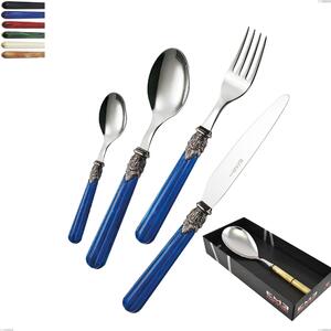 Versailles Single Pack Display Cutlery Rice Scoop, 18/10 AISI 304 Polished Stainless Steel with Acrylic Handle