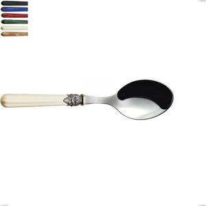 Versailles Table Spoon, 18/10 AISI 304 Polished Stainless Steel with Acrylic Handle, Length 205 mm